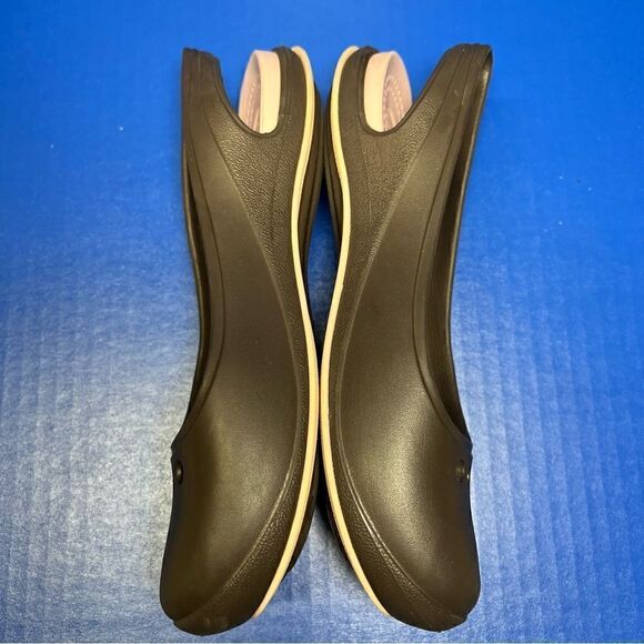 Crocs Womens Tone Skyler Brown Pink Slingback Flats 6 - Picture 6 of 10